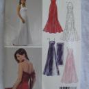 New Look 6454 Misses' Princess Seamed Evening Dress With Flare & Stole Sewing Pattern Size 8 10 12 14 16 18