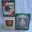 3 Hallmark Religious Ornaments The Magi Three Wise Men Let Us Adore Him Creche 1980's