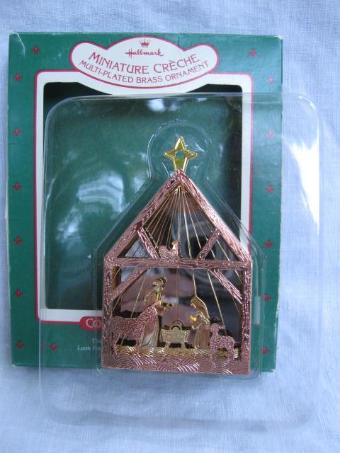 3 Hallmark Religious Ornaments The Magi Three Wise Men Let Us Adore Him Creche 1980's