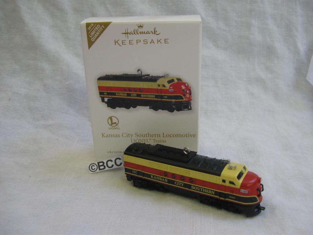 Hallmark 2010 Lionel Kansas City Southern Locomotive