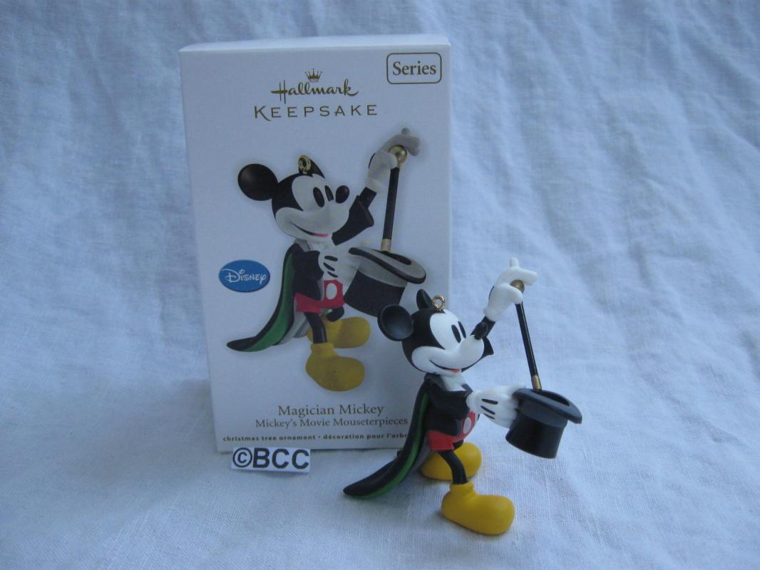 Hallmark 2012 Magician Mickey 1st In Series Christmas Tree Ornament Disney