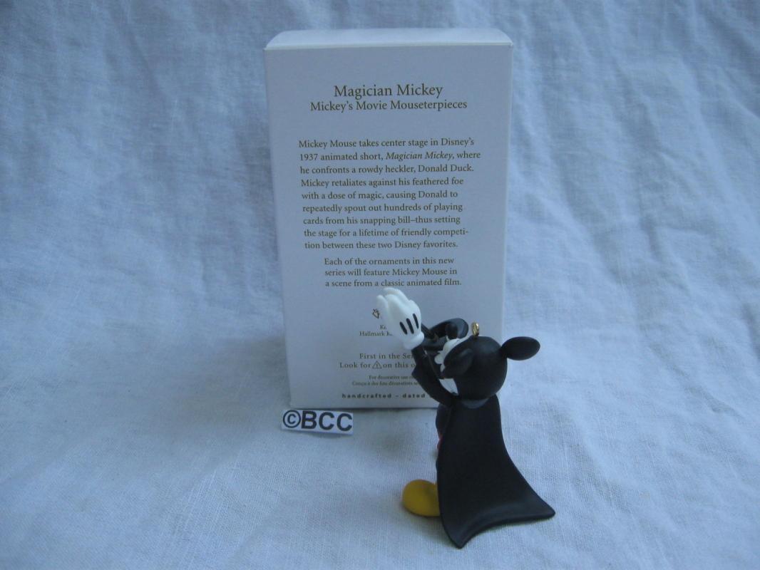 Hallmark 2012 Magician Mickey 1st In Series Christmas Tree Ornament Disney