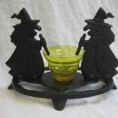 Cast Iron Witches Tea Light Decorative Candle Holder
