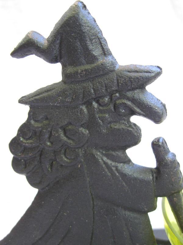 Cast Iron Witches Tea Light Decorative Candle Holder