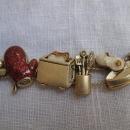 Cooks Sliding Charm Bracelet Oven Mitt Frying Pan Eggs Toaster Utensils Kitchen