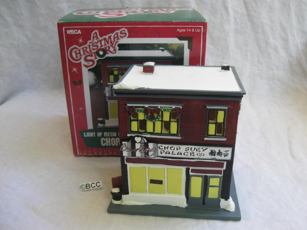 A Christmas Story Chop Suey Pa;ace Lighted Restaurant Tabletop Display