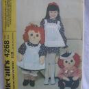 New Vintage McCall''s 4268 Raggedy Ann & Andy 36