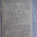 Vintage Butterick 4610 Misses' One Piece Dress Sewing Pattern 1940's 1950's Size 18
