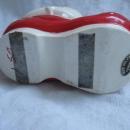 Vintage Toy Soldier Santa Boot Christmas Planter Or Candy Cane Pen Pencil Holder