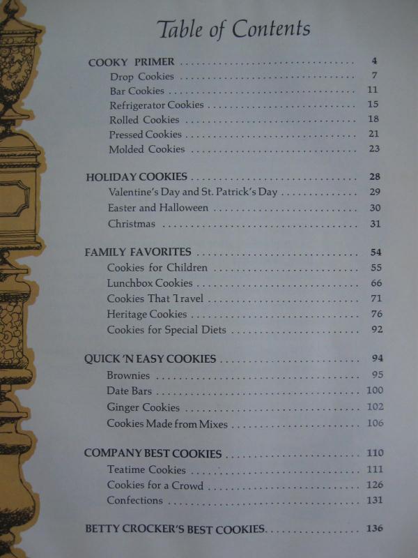 Betty Crocker's Cooky Cookie Book Cookbook Copyright 1963 14th Printing 1973