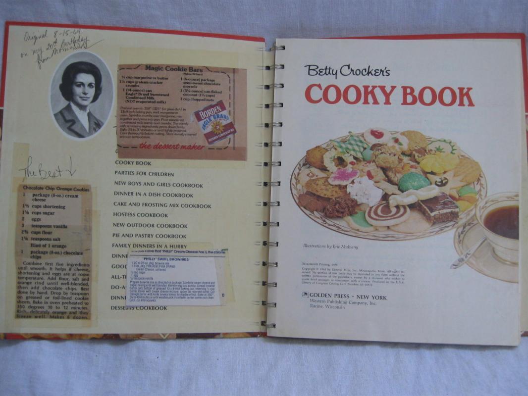 Betty Crocker's Cooky Cookie Book Cookbook Copyright 1963