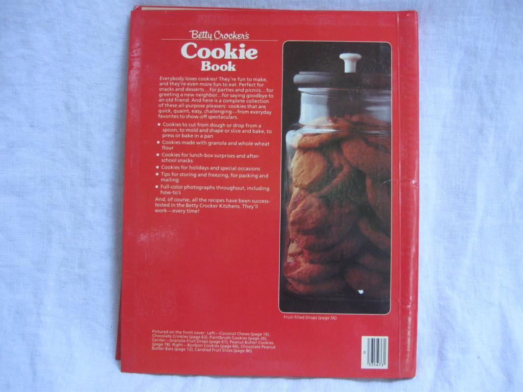 Betty Crocker's Cookie Book Cookbook Copyright 1963