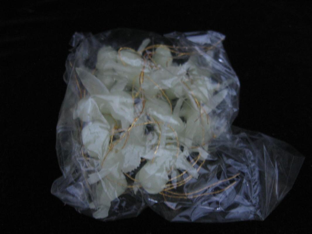 60 Luminous Glow In The Dark Angels Cherubs Feather Christmas Tree Ornaments In Original Box