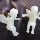 60 Luminous Glow In The Dark Angels Cherubs Feather Christmas Tree Ornaments In Original Box
