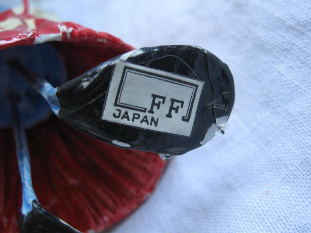 Vintage Fitz & Floyd Toy Soldier Bell Shaped Christmas Ornament