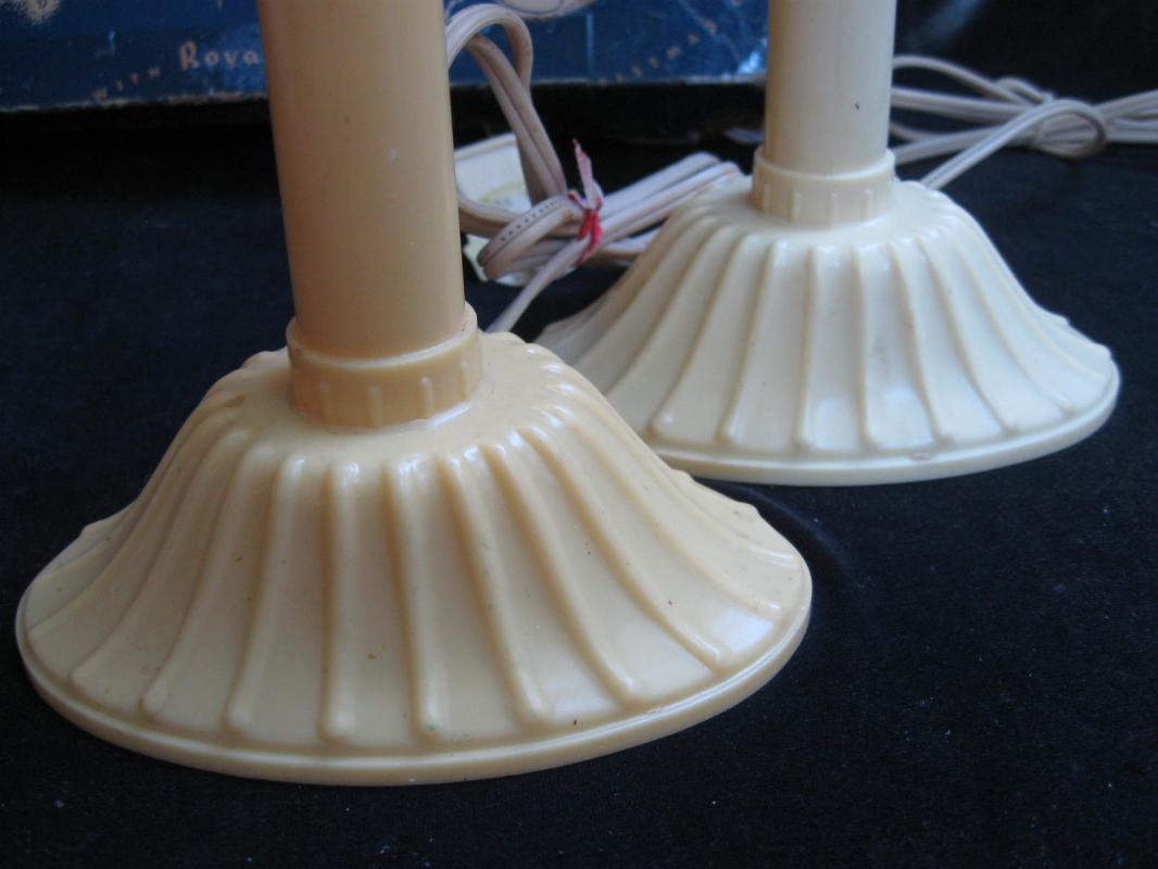 5 Sets of Vintage Candolier Candle Christmas Lights Noma Royalite