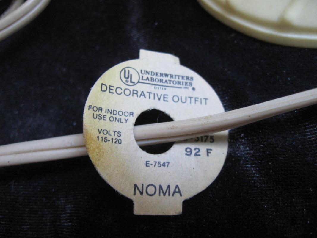 5 Sets of Vintage Candolier Candle Christmas Lights Noma Royalite
