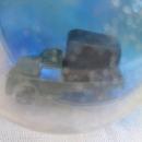 4 Vintage Plastic Christmas Tree Ornaments With Toys Inside Christmas Tree Ornaments
