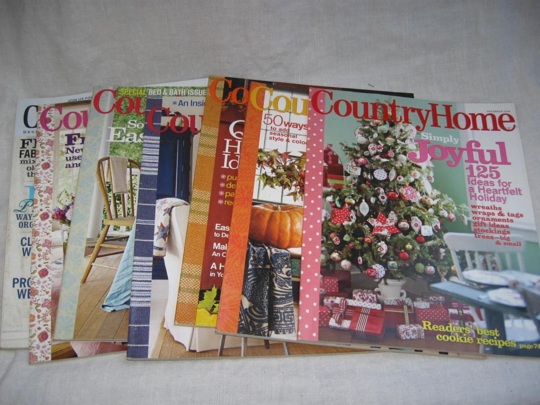 17 Country Home Magazines 2002 - 2008 Holiday Thanksgiving Christmas Halloween