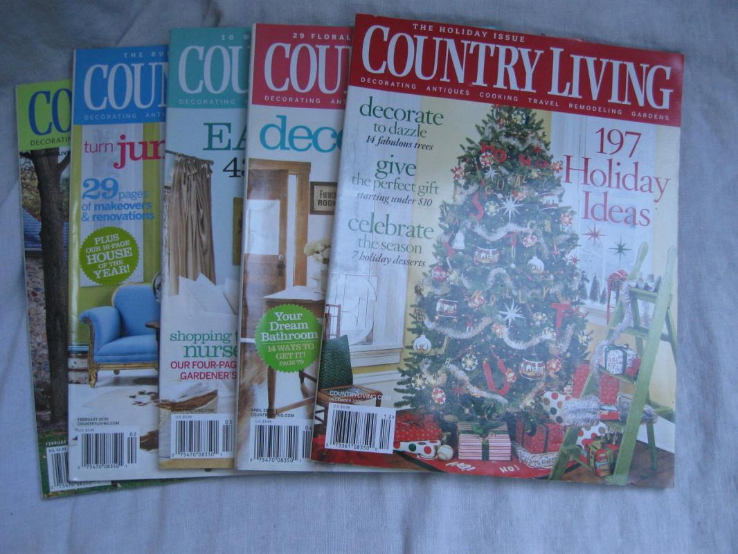 17 Country Home Magazines 2002 - 2008 Holiday Thanksgiving Christmas Halloween