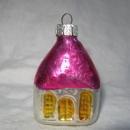Vintage Church Glass Christmas Tree German Ornament
