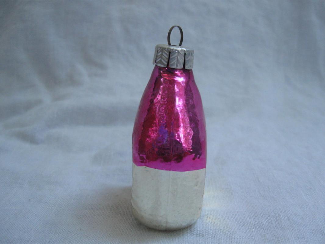 Vintage Church Glass Christmas Tree German Ornament