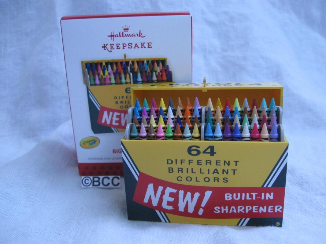 Hallmark 2013 Big Box Of 64 Crayola Crayons Keepsake Christmas Tree Ornament