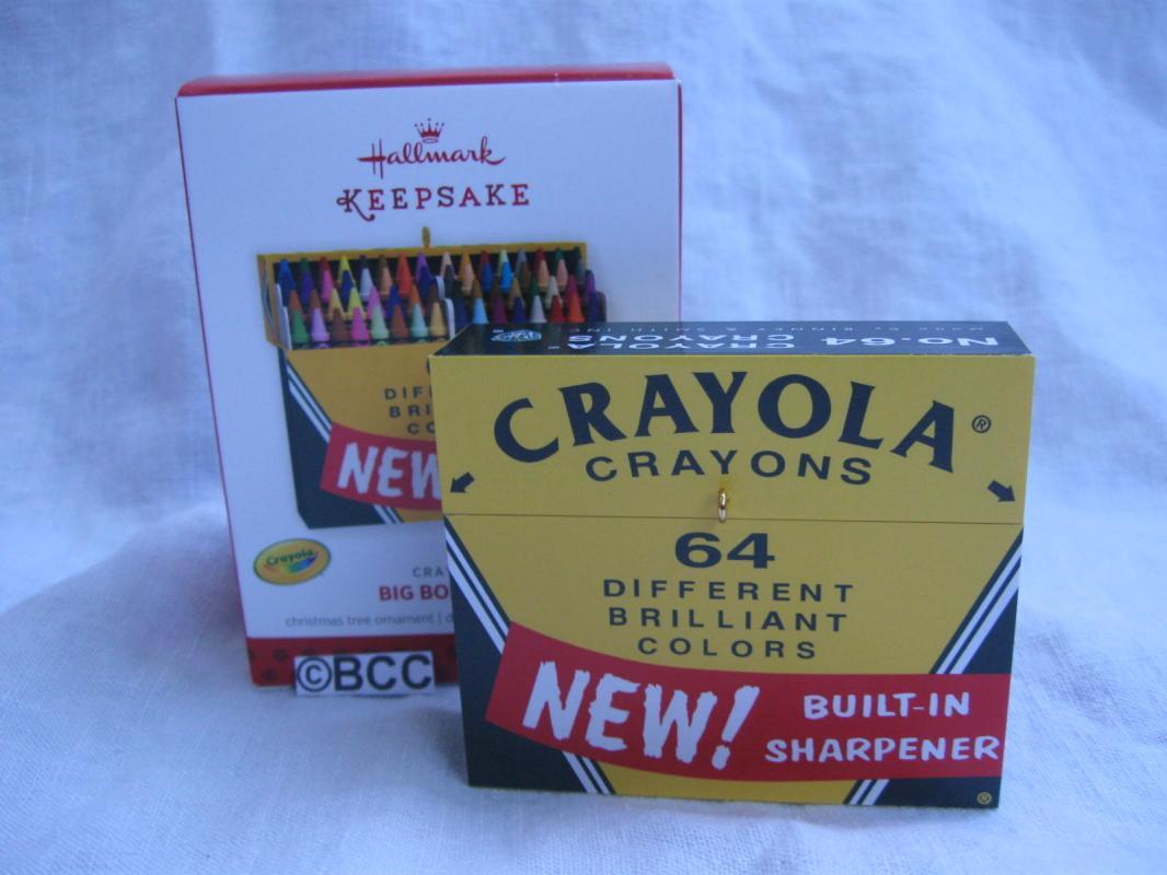 Hallmark 2013 Big Box Of 64 Crayola Crayons Keepsake Christmas Tree Ornament