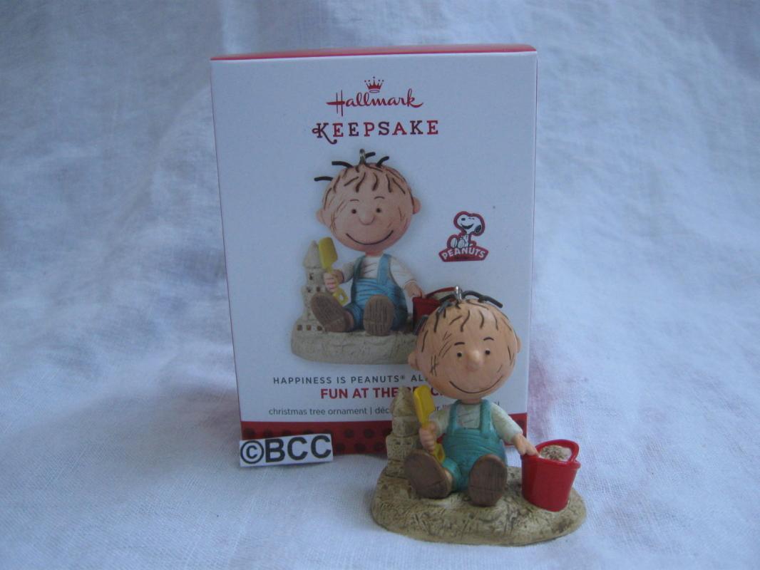 Hallmark 2013 Fun At The Beach Pigpen 1st In Peanuts Series Christmas Keepsake Ornament