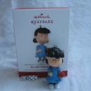 Hallmark 2013 All Set For School Lucy 2nd In Peanuts Series Christmas Keepsake Ornament Exclusive