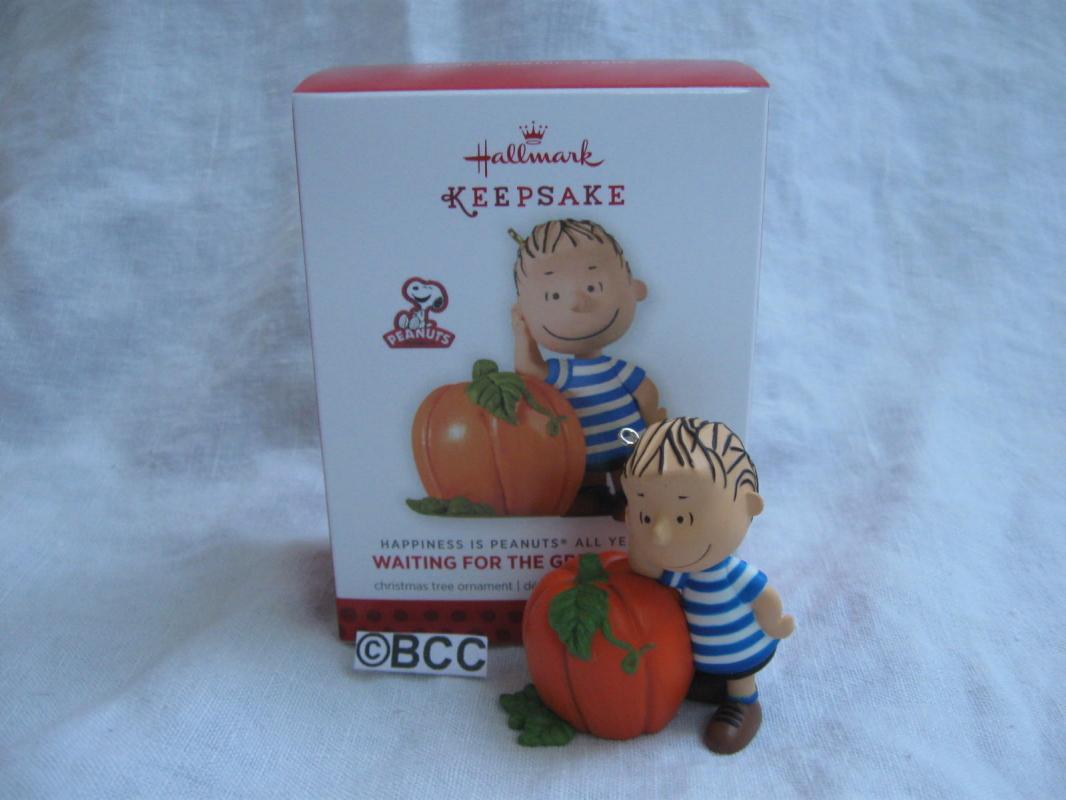 Hallmark 2013 Waiting For The Great Pumpkin Linus 3rd In Peanuts Series Christmas Keepsake Ornament Exclusive