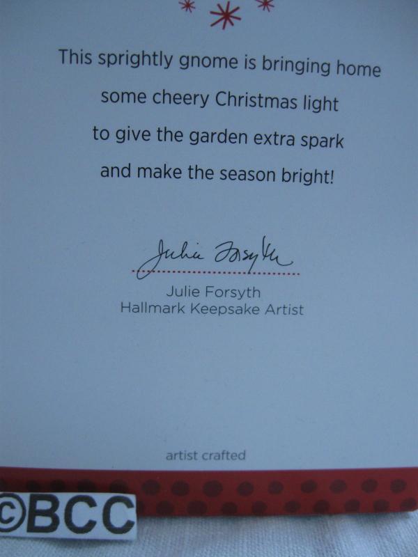 Hallmark 2013 Gome For Christmas Keepsake Ornament Exclusive