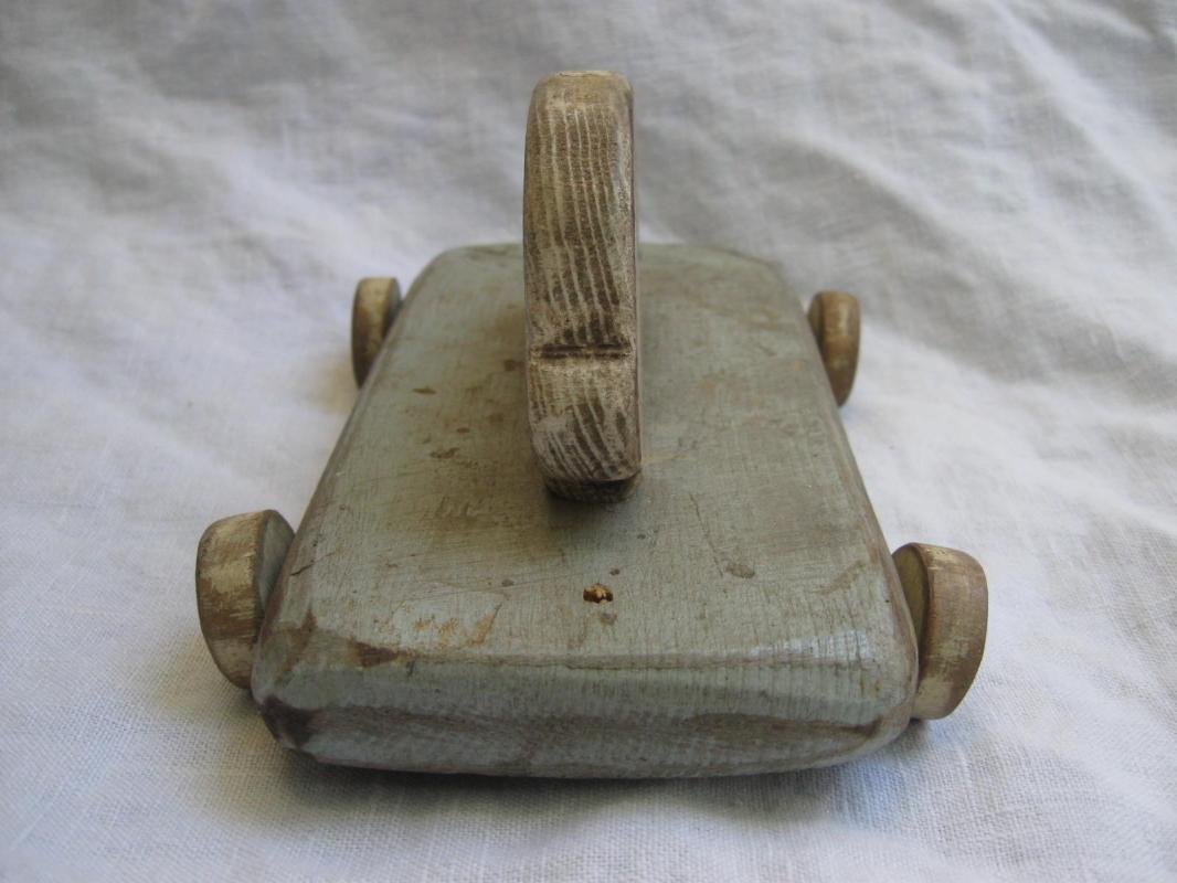 Vintage Bunny Rabbit Wood Pull Toy Wooden