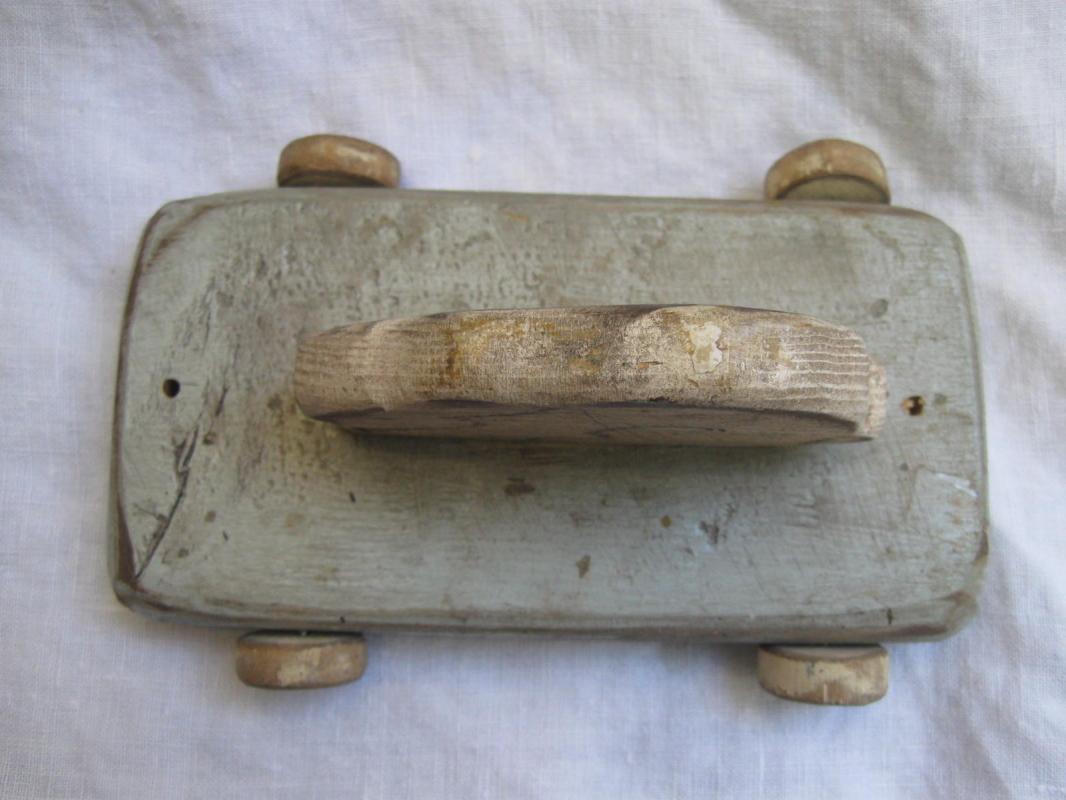 Vintage Bunny Rabbit Wood Pull Toy Wooden