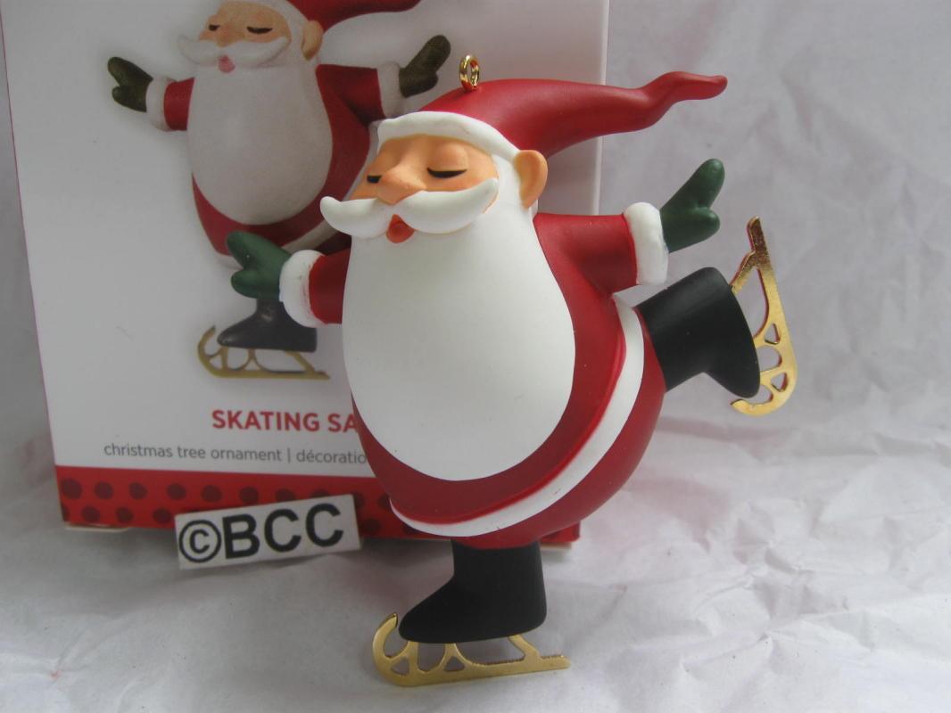 Hallmark 2013 Skating Santa Exclusive VIP Christmas Tree Ornament