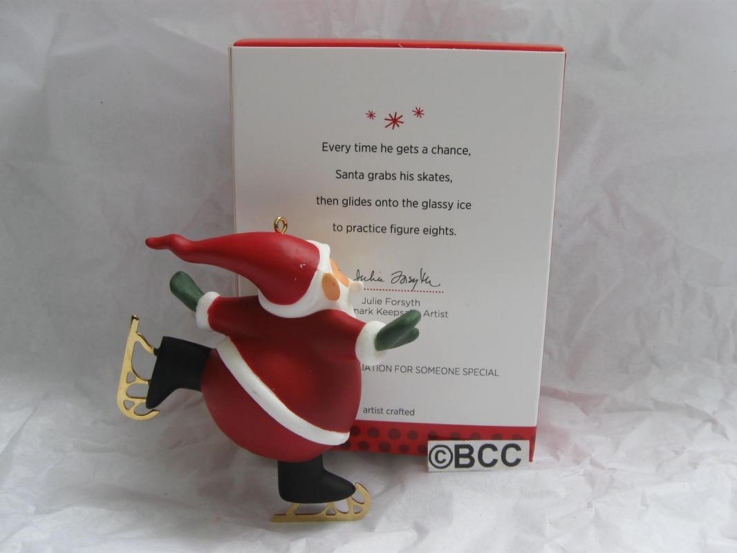 Hallmark 2013 Skating Santa Exclusive VIP Christmas Tree Ornament