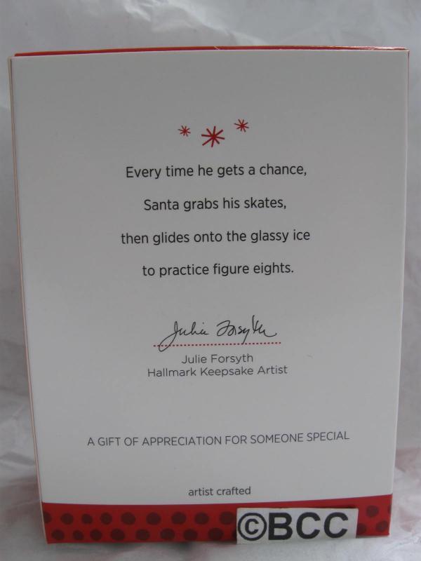 Hallmark 2013 Skating Santa Exclusive VIP Christmas Tree Ornament