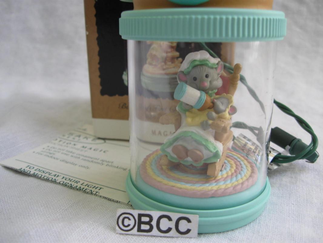 Hallmark 1995 Baby's First Christmas Baby Bottle Keepsake Christmas Tree Ornament
