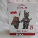Hallmark 2013 Star Wars Return of the Jedi Wicket & Teebo Set Of 2 Ornaments