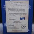 Hallmark 2002 Country Church Candlelight Services Magic Ornament 5th in Series