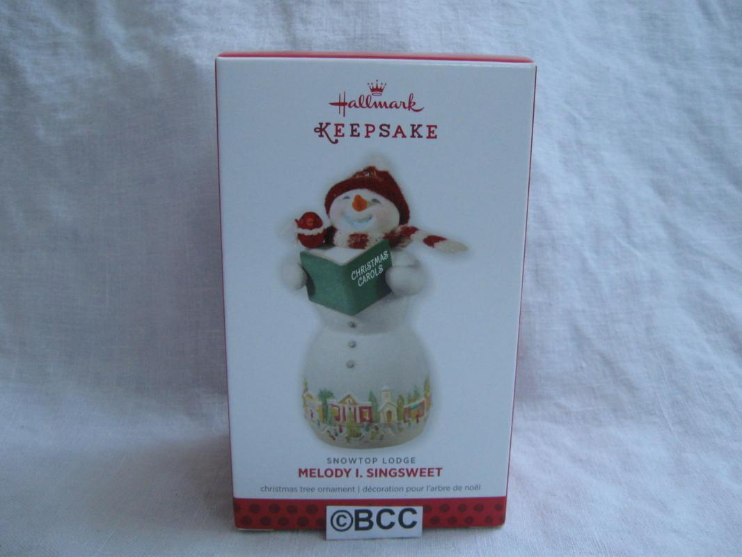 Hallmark 2013 Melody I. Singsweet #9 In Snowtop Lodge Series Porcelain Ornament