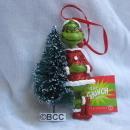 Department 56 2013 The Grinch & Bottle Brush Christmas Tree Dr. Suess Ornament