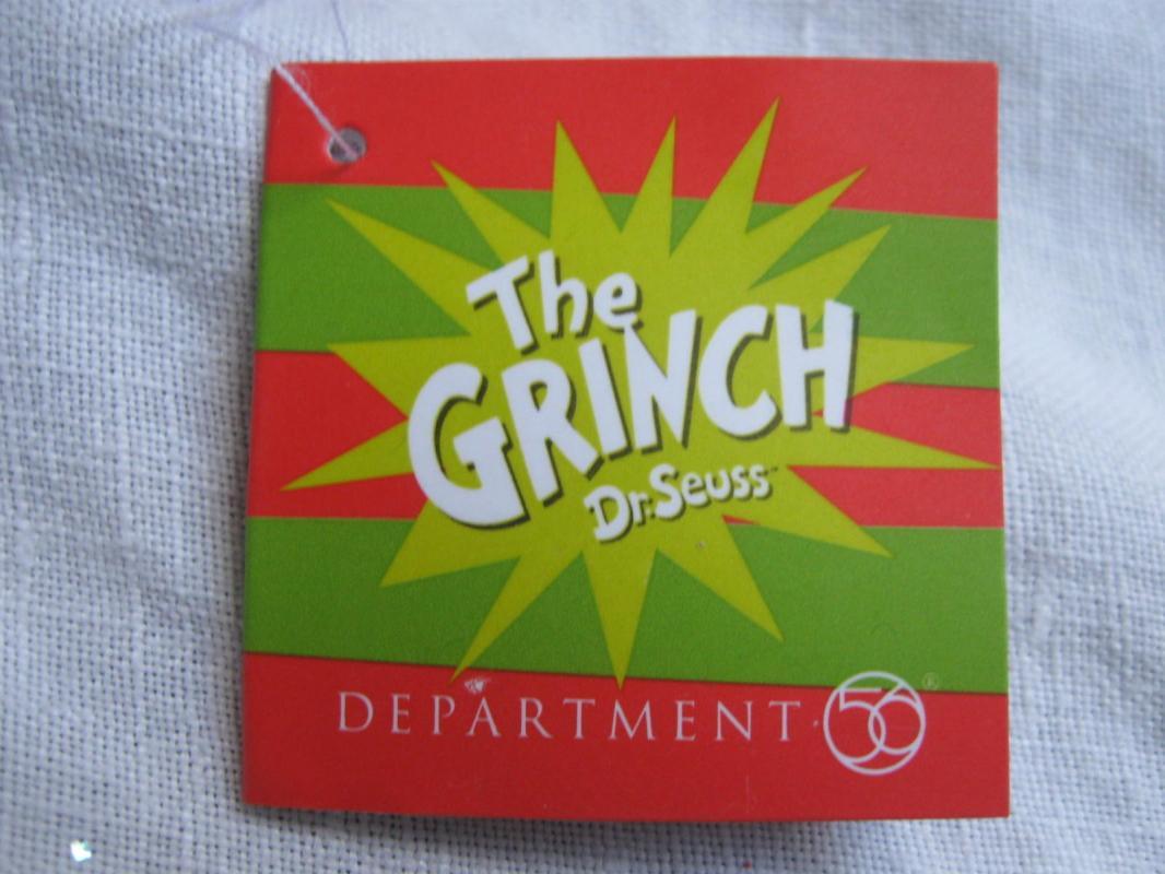 Department 56 2013 The Grinch & Bottle Brush Christmas Tree Dr. Suess Ornament
