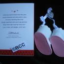 Hallmark 2013 Baby's Baby Girl's First Christmas Pink Booties Christmas Ornament
