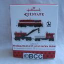 Hallmark 2013 Minneapolis & St Louis Work Train 3 Lionel Miniature Ornaments