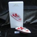 Hallmark 2008 Bestliner Red & White Watercraft Speedboat Christmas Ornament