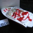 Hallmark 2008 Bestliner Red & White Watercraft Speedboat Christmas Ornament