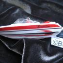 Hallmark 2008 Bestliner Red & White Watercraft Speedboat Christmas Ornament