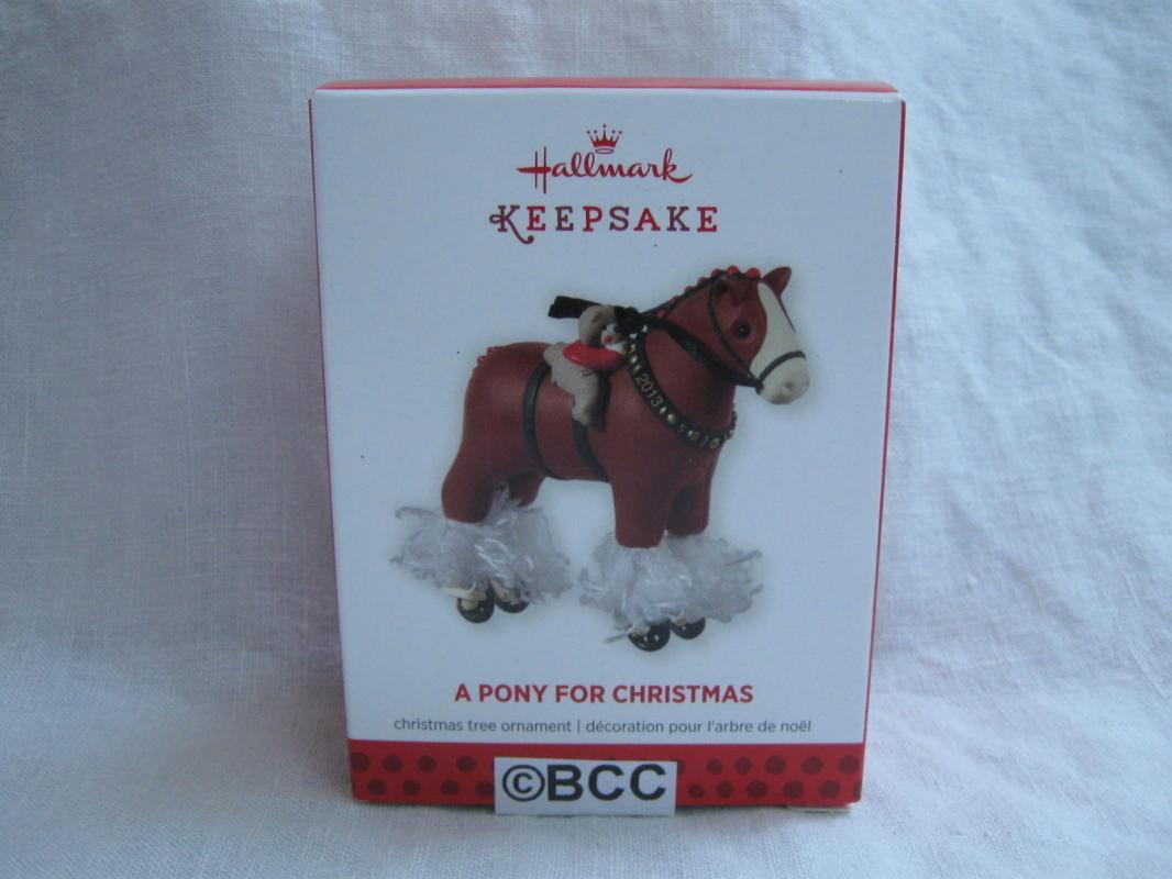Hallmark 2013 A Pony For Christmas #16 Clydesdale Christmas Ornament