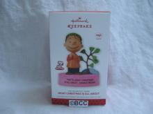 Hallmark 2013 What Christmas Is All About Peanuts Linus Magic Sound ChristmasOrnament